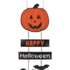 Happy Halloween Hängeschild Mit Kürbis 30cm -Halloween Dekorations Geschäft happy halloween kuerbis haengeschild happy halloween pumpkin sign kinderfreundliche halloween deko 53142 01