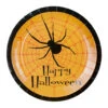 Spinnen Pappteller Happy Halloween 8 St. -Halloween Dekorations Geschäft happy halloween pappteller partyteller partygeschirr halloween geschirr halloween paper plates 26667