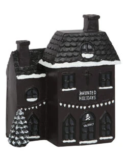 Hounted House Räucherkegel Haus -Halloween Dekorations Geschäft haunted house raeucherkegel halter haunted house incense cone burner halloween homeware 53588 02