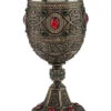 Ritter Kelch Bronze 2 Ritter Kelch Bronze -Halloween Dekorations Geschäft heiliger gral weinkelch mittelalter weinkelch tischdekoration larp tischdeko 29327