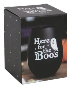 Here For The Boos Cocktail Glas -Halloween Dekorations Geschäft here for the boos halloween cocktail glas halloween homeware halloween geschirr 53395 05
