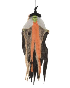 Hexe Mit Positionierbaren Armen & Fetzenkleid 7 Hexe Mit Positionierbaren Armen & Fetzenkleid -Halloween Dekorations Geschäft hexe mit biegsamen armen und fetzenkleid hexe with flexible arms and tattered dress halloween deko 54122 02