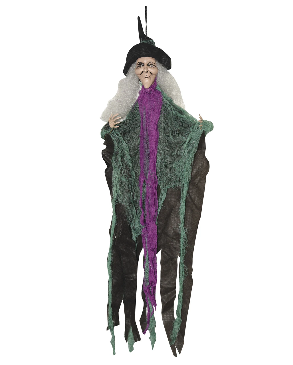 Hexe Mit Positionierbaren Armen & Fetzenkleid 5 Hexe Mit Positionierbaren Armen & Fetzenkleid – Bild 3
