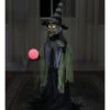 Hexe Mit Hexenkugel Halloween Animatronic -Halloween Dekorations Geschäft hexe mit wahrsagekugel halloween animatronic fortune teller witch halloween animated prop horror und halloween deko 51248
