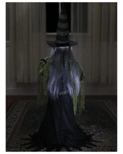 Hexe Mit Hexenkugel Halloween Animatronic 7 Hexe Mit Hexenkugel Halloween Animatronic -Halloween Dekorations Geschäft hexe mit wahrsagekugel halloween animatronic fortune teller witch halloween animated prop horror und halloween deko 51248 3