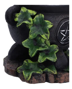 Hexenkessel Mit Efeu Kerzenhalter 2er Set -Halloween Dekorations Geschäft hexenkessel mit efeu teelichthalter 2er set witches cauldron with ivy candle holder halloween tischdeko 51064 05