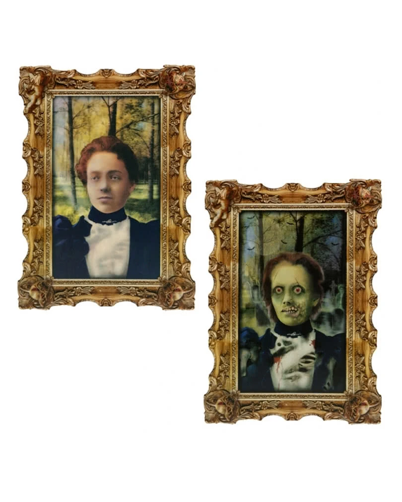 Hologramm Porträt Zombie-Dienstmädchen 3 Hologramm Porträt Zombie-Dienstmädchen