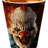 Horror Clown Zirkus Schnapsbecher 3 St. -Halloween Dekorations Geschäft horrorclown circus shot becher pappe horror clown circus shot mug cardboard horror zirkus dekoration 53167