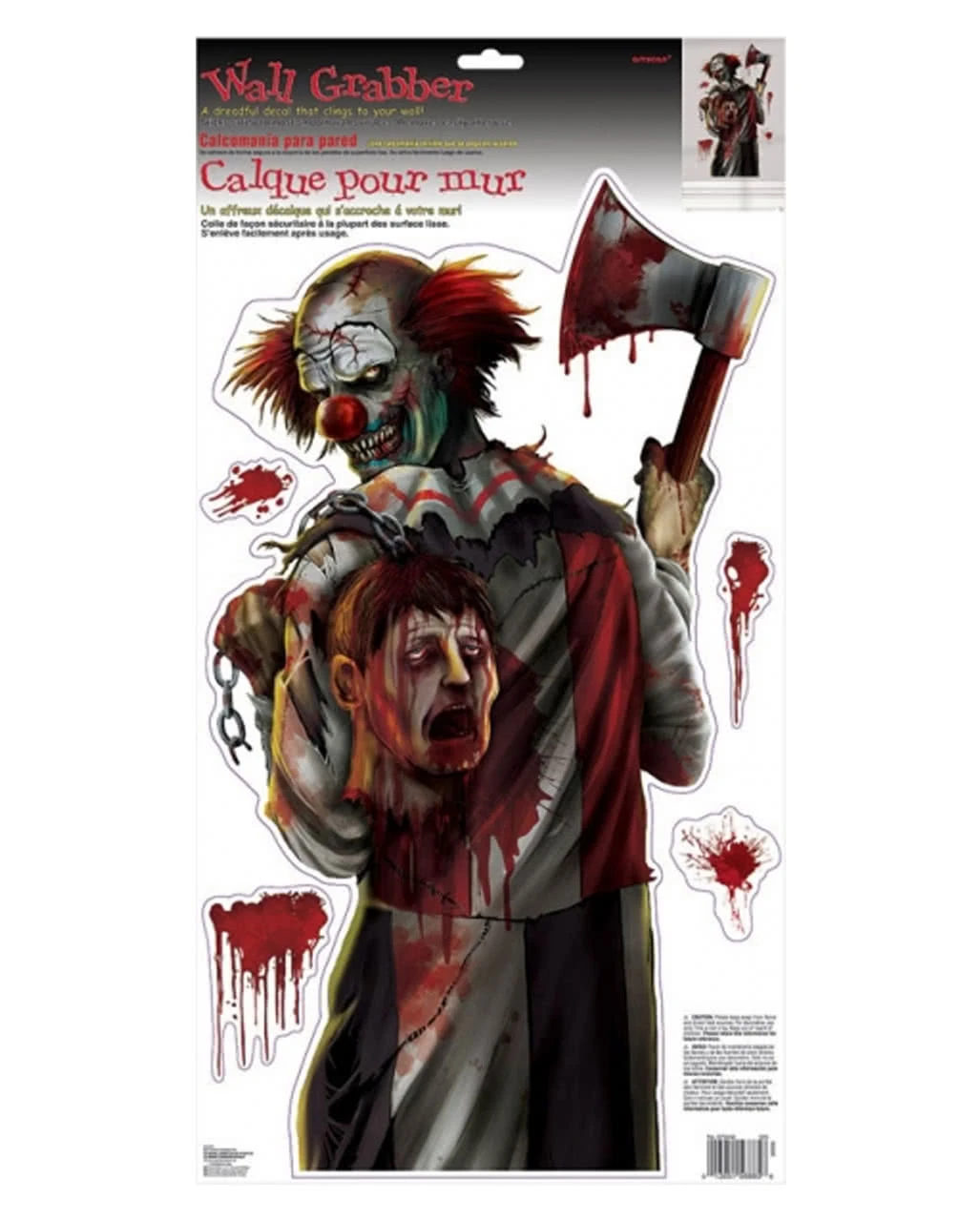 Horrorclown Wandfolie 3 Horrorclown Wandfolie