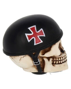 Schaltknauf Totenschädel Mit Helm -Halloween Dekorations Geschäft horrorshop com schaltknauf totenkopf mit helm totenschaedel sammelfigur totenkopffigur skull gear knob 27089 06