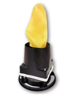 Illusions Flammenlampe Mit Rotem LED Effektrand -Halloween Dekorations Geschäft illlusions feuerlampemit rotem led effektrand illusions flammenlampe mit rotem led effekt illusion firelamp with red led lights 52816 02