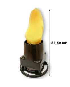 Illusions Flammenlampe Mit Rotem LED Effektrand -Halloween Dekorations Geschäft illlusions feuerlampemit rotem led effektrand illusions flammenlampe mit rotem led effekt illusion firelamp with red led lights 52816 03