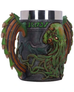 Gefäß Des Cthulhu Bierkrug -Halloween Dekorations Geschäft james ryman cthulhu krug james ryman cthulhu tankard horror klassiker geschenkartikel bierkrug 53592 4