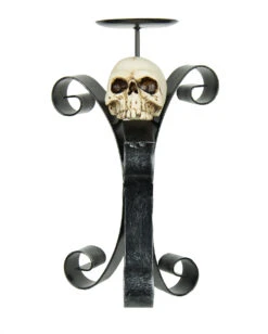 Kerzenhalter Mit Totenschädel 5 Kerzenhalter Mit Totenschädel -Halloween Dekorations Geschäft kerzenstaender mit totenkopf kerzenleuchter deko gothic dekoration halloween dekoration skull candle holder 36529 1