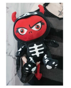 KILLSTAR Gloom Teufel Aus Plüsch -Halloween Dekorations Geschäft killstar gloom pluesch teufel gloom plush devil gothic deko gothic merchandise 50254 03