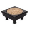Kleiner Altar Tisch Mit Pentagramm -Halloween Dekorations Geschäft kleiner pentagramm altar tisch small altar table with pentagram wicca wohnaccessoire 50701 01