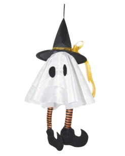 Kleines Weißes Gespenst Mit Hexenhut 36 Cm 8 Kleines Weißes Gespenst Mit Hexenhut 36 Cm -Halloween Dekorations Geschäft kleiner weisser geist mit hexenhut little white ghost with witch hat 39603 03