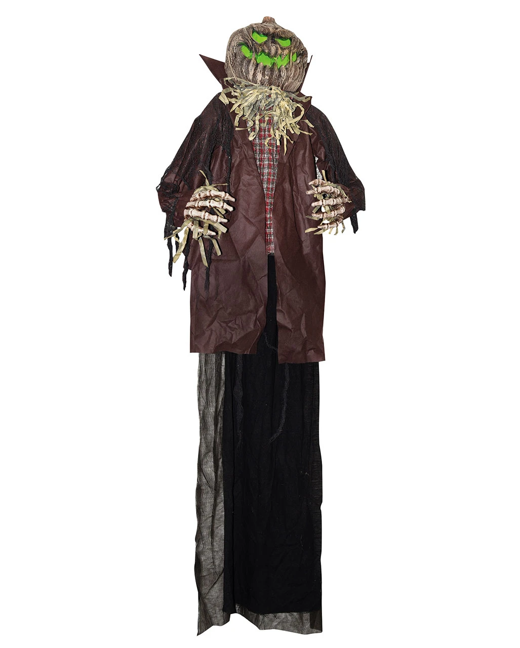 Kürbis Vogelscheuche Mit Licht 180 Cm 3 Kürbis Vogelscheuche Mit Licht 180 Cm