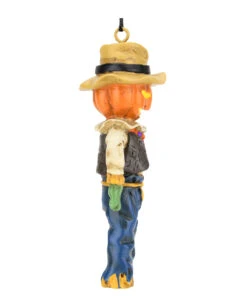 Kürbis Vogelscheuche Christbaumkugel 9,5cm -Halloween Dekorations Geschäft kuerbis vogelscheuche weihnachtskugel halloween und horror weihnachtsdeko scarecrow ornament 54755 4