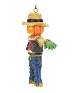 Kürbis Vogelscheuche Christbaumkugel 9,5cm -Halloween Dekorations Geschäft kuerbis vogelscheuche weihnachtskugel halloween und horror weihnachtsdeko scarecrow ornament 54755 5