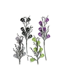 Langstielige Totenschädel Blume -Halloween Dekorations Geschäft langstielige totenkopf blume long stem skull flower halloween deko 39477 02