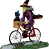 Lemax Spooky Town - Hexe Auf Fahrradtour -Halloween Dekorations Geschäft lemax spooky town be witching bike ride halloween deko hexe auf fahrradtour spooky town figur kaufen 53860