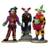Lemax Spooky Town - Böse Unheimliche Clowns 3er Set -Halloween Dekorations Geschäft lemax spooky town evil sinister clown halloween dekoration spooky town figuren online kaufen 53730 01