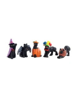 Lemax Spooky Town - Halloween Katzen 5er Set