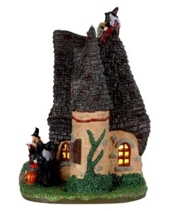 Lemax Spooky Town - Das Hexenhäuschen -Halloween Dekorations Geschäft lemax spooky town the witchs cottage halloween deko hexenhaus spooky town gebaeude 53858 3