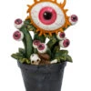 Halloween Pflanze Mit Leuchtendem Augapfel 22cm -Halloween Dekorations Geschäft leuchtende augapfel halloween pflanze 22cm lighted resin potted halloween critter fleischfressende pflanze deko 54267