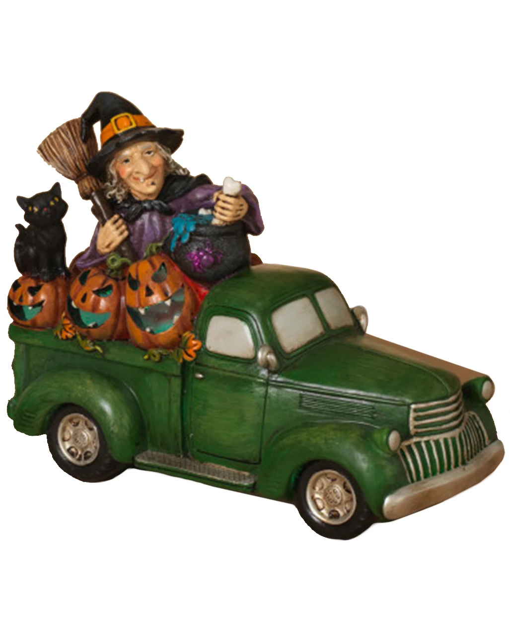 Halloween Pick Up Mit Hexe Leuchtend 24cm 3 Halloween Pick Up Mit Hexe Leuchtend 24cm
