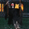 Leuchtender Reaper Auf Schaukel 90 Cm -Halloween Dekorations Geschäft leuchtender reaper auf schaukel 90cm 37475