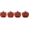 Kleine Holz Dekofigur Halloween Kürbis 3cm -Halloween Dekorations Geschäft mini halloween kuerbis holz dekofigur 3cm mini halloween pumpkin wood figurine kuerbis holzfigur 53028