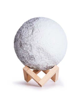 Mondlicht Mit Farbwechsel & Fernbedienung -Halloween Dekorations Geschäft mond nachtlicht mit farbwechsel fernbedienung moon light with color changing remote control wohn ambiente 52410 05