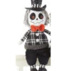 Herr Skelett Gentleman Kantenhocker Figur 40cm -Halloween Dekorations Geschäft mr bone skully kantenhocker figur 40cm mr boneskully sitting figure halloween skelett gentleman figur halloween deko kinder 53802