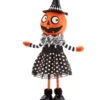 Frau Kürbis Figur 40cm -Halloween Dekorations Geschäft mrs pumpkin figur 40cm mrs pumpkin figure halloween kuerbis figur kinderfreundliche halloween deko 53706