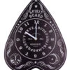 Hexenbrett Wanduhr 34cm -Halloween Dekorations Geschäft ouija board wanduhr hexenbrett wanduhr wahrsagebrett wanduhr spirit board wallclock 53300 01