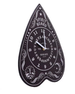 Hexenbrett Wanduhr 34cm -Halloween Dekorations Geschäft ouija board wanduhr hexenbrett wanduhr wahrsagebrett wanduhr spirit board wallclock 53300 04