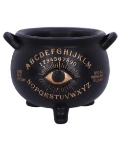 Spirit Hexenkessel Mit Auge 22,3cm 10 Spirit Hexenkessel Mit Auge 22,3cm -Halloween Dekorations Geschäft ouija hexenkessel mit sehendem auge ouija witches cauldron with seeing eye halloween deko 51061 04