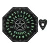 Octagon Hexenbrett Glow In The Dark -Halloween Dekorations Geschäft ouija octagon wahrsagebrett glow in the dark octagon spirit board glow in the dark 50661 01