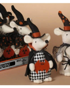Halloween Plüsch Maus Mit Fledermaus 23cm -Halloween Dekorations Geschäft pluesch halloween maus mit fledermaus 23cm halloween plush mouse figurine with bat halloween dekofigur 54259 2