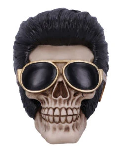 Rock 'n' Roll Totenschädel 17cm 10 Rock 'n' Roll Totenschädel 17cm -Halloween Dekorations Geschäft rock n roll totenkopf rock n roll totenschaedel rock n roll skull rockabilly wohnaccessoire 53392 02