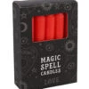 Rote "Liebe" Hexenkerzen 12 St. -Halloween Dekorations Geschäft rote liebe zauberkerzen red love spell candles wicca candles gothic deko 50677 01
