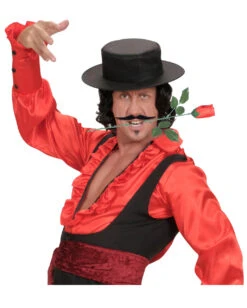 Rote Deko Rose Mit Stiel -Halloween Dekorations Geschäft rote rose mit stiel red rose with stalk kostuemzubehoer 38534 03