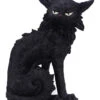 Salem Magierkatze 16,6cm -Halloween Dekorations Geschäft salem hexenkatze 19cm salem witch cat 19 cm halloween tischdekoration schwarze katzenfigur 51042 01