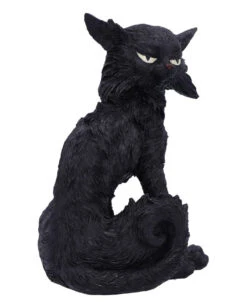 Salem Magierkatze 16,6cm 11 Salem Magierkatze 16,6cm -Halloween Dekorations Geschäft salem hexenkatze 19cm salem witch cat 19 cm halloween tischdekoration schwarze katzenfigur 51042 03