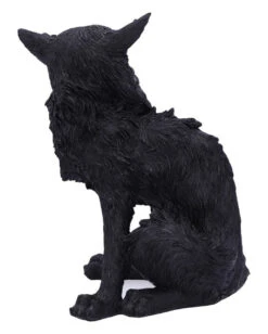 Salem Magierkatze 16,6cm 12 Salem Magierkatze 16,6cm -Halloween Dekorations Geschäft salem hexenkatze 19cm salem witch cat 19 cm halloween tischdekoration schwarze katzenfigur 51042 04