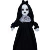 Horror Puppe Mit Licht Hängefigur 75cm -Halloween Dekorations Geschäft schwarze horror puppe mit licht black horror doll with light halloween haenge deko 53369