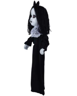 Horror Puppe Mit Licht Hängefigur 75cm -Halloween Dekorations Geschäft schwarze horror puppe mit licht black horror doll with light halloween haenge deko 53369 2