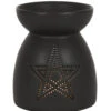 Schwarzer Pentagramm Duftöl Brenner 1 Schwarzer Pentagramm Duftöl Brenner -Halloween Dekorations Geschäft schwarze pentagram duftoel lampe schwarzer pentagram duftoel brenner black pentagram fragrance oil lamp 50641 01